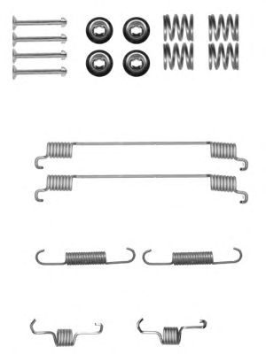 HELLA PAGID 8dz355200901 -  Комплектующие, тормозная колодка